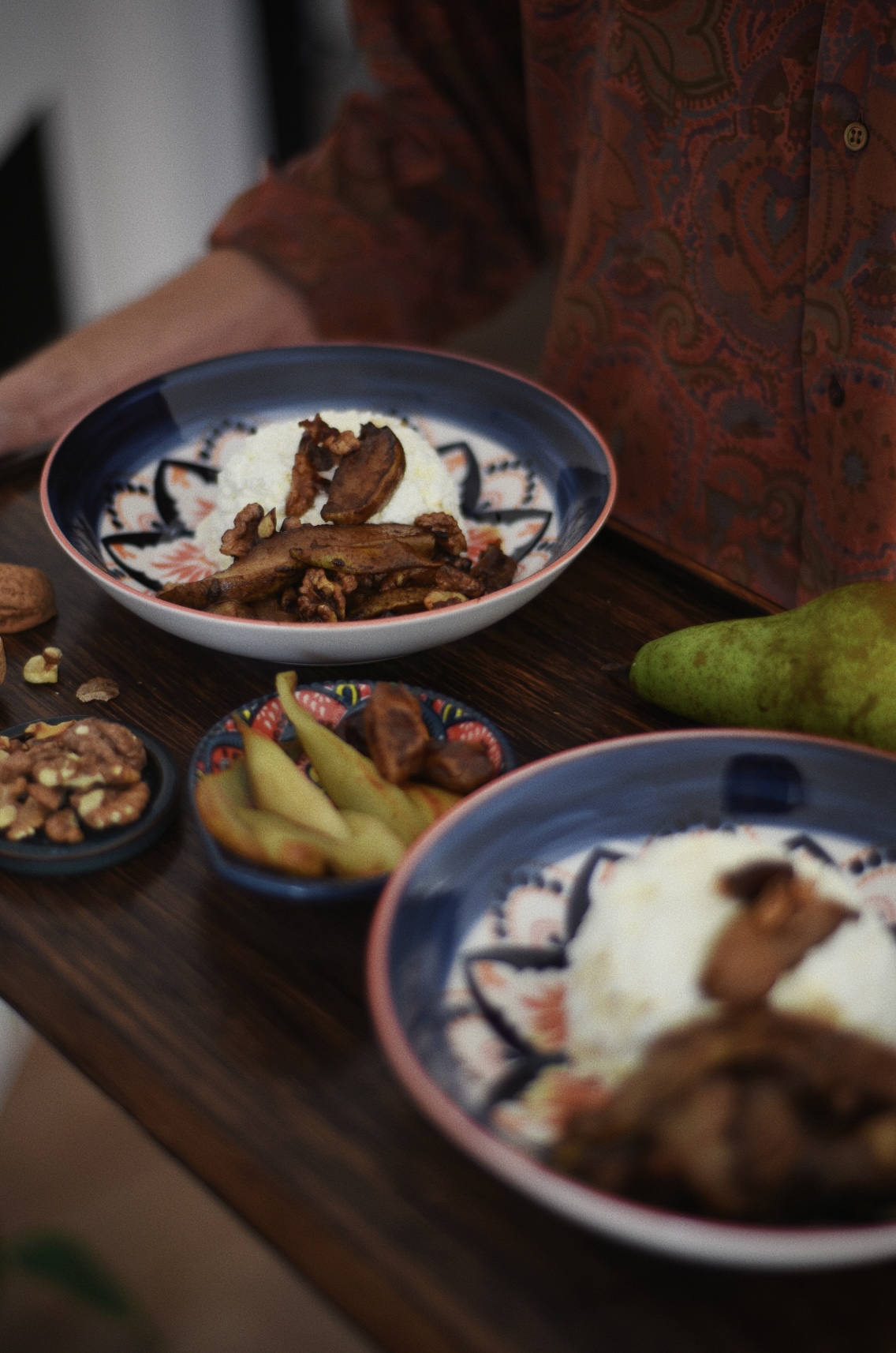 Twarożek z jesienną gruszką